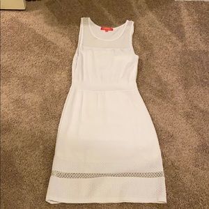 White Sheer Cut Dress Size Small